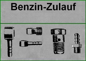 Benzin-Zulauf